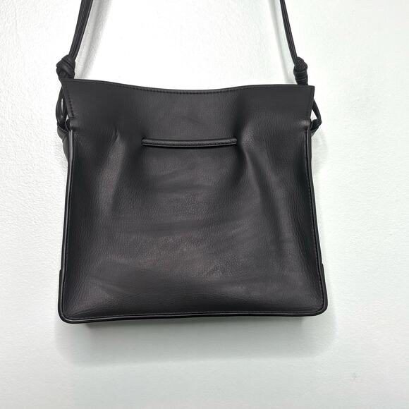 Von Holzhausen Shopper Crossbody Tote Technik Leather Black Small - Picture 11 of 14